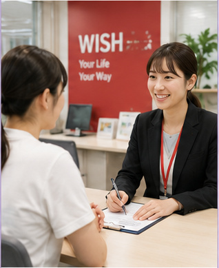 WISHスタッフへの相談